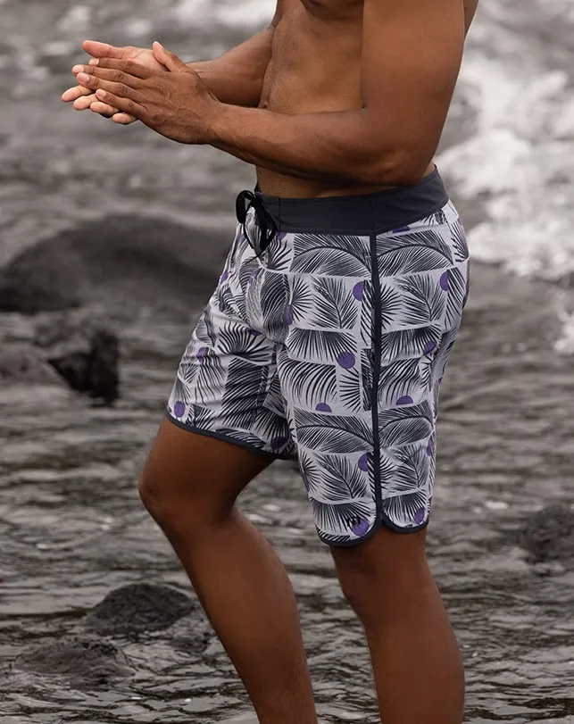 Men Boardshorts TravisMathew SAIL PLANS BOARDSHORT Heather Grey