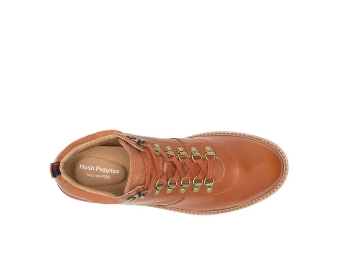 Men Boots Hush Puppies Heath Hiker Boot Cognac Leather Men Boots Hush Puppies Heath Hiker Boot Cognac Leather