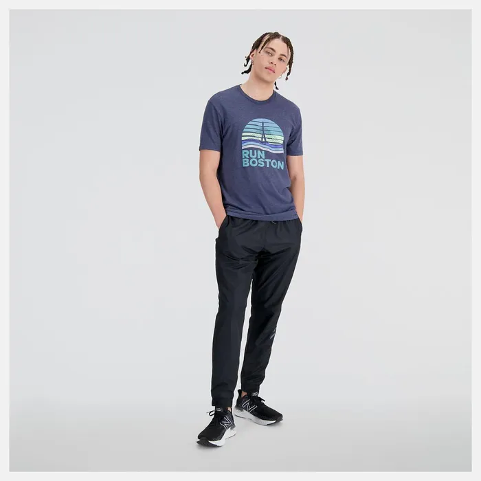 Men Boston Bridge Graphic TShirt Victory Blue New Balance Shirts Men Boston Bridge Graphic TShirt Victory Blue New Balance Shirts