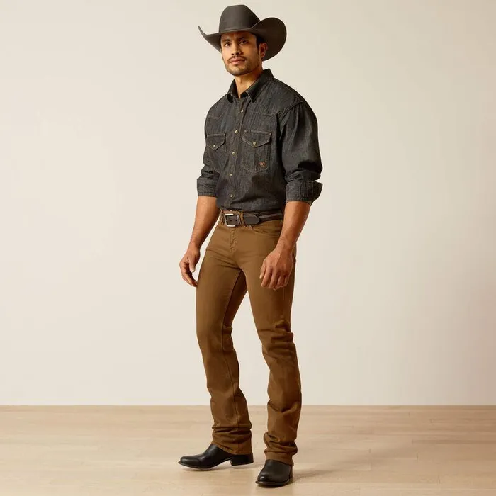 Men Button Down Shirts Ariat Denim Shirt Black Rinse Men Button Down Shirts Ariat Denim Shirt Black Rinse