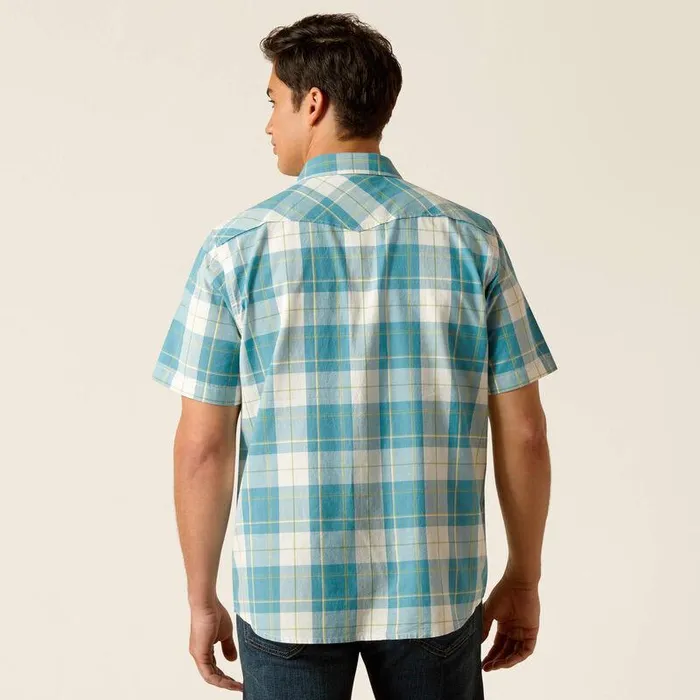 Men Button Down Shirts Ariat Harry Retro Fit Shirt Gasoline Men Button Down Shirts Ariat Harry Retro Fit Shirt Gasoline