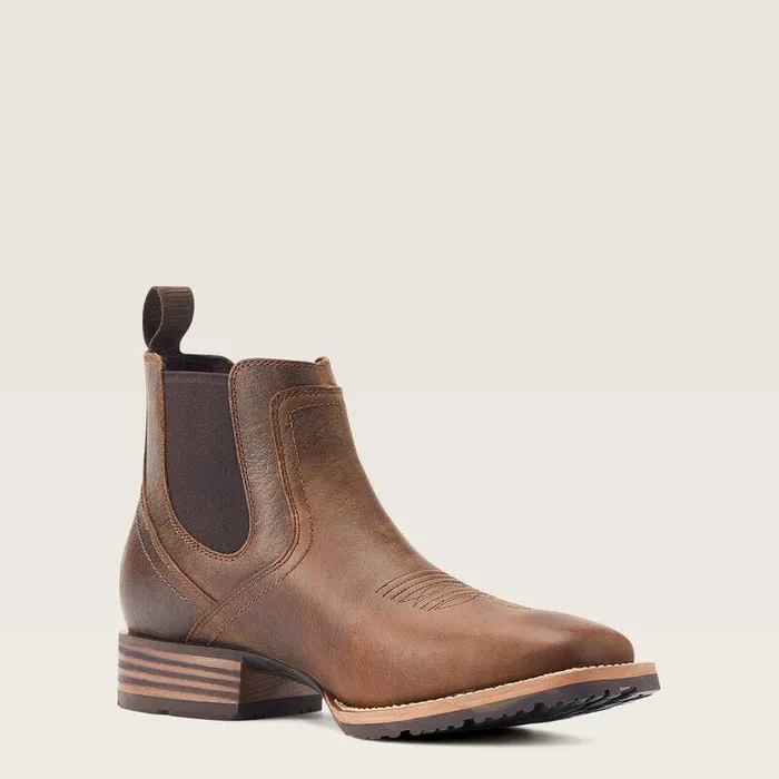 Men Chelsea Boots Ariat Hybrid Low Boy Western Boot Old Earth Men Chelsea Boots Ariat Hybrid Low Boy Western Boot Old Earth
