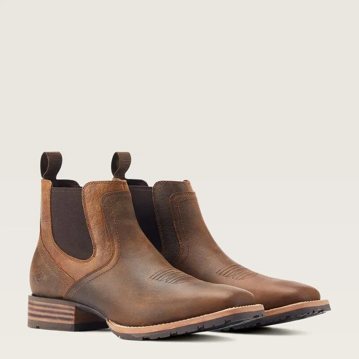 Men Chelsea Boots Ariat Hybrid Low Boy Western Boot Old Earth Men Chelsea Boots Ariat Hybrid Low Boy Western Boot Old Earth