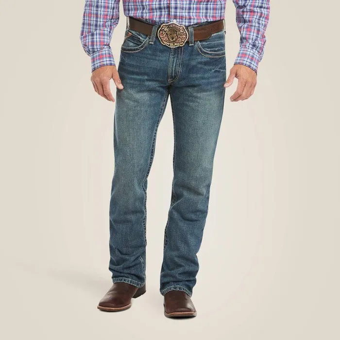 Men Denim Ariat M4 Low Rise Boundary Boot Cut Jean Gulch