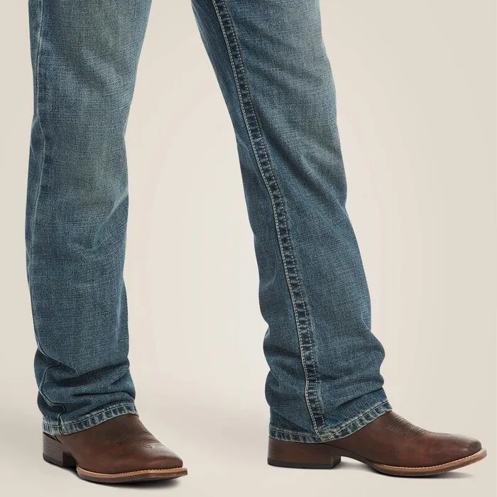 Men Denim Ariat M4 Low Rise Boundary Boot Cut Jean Gulch
