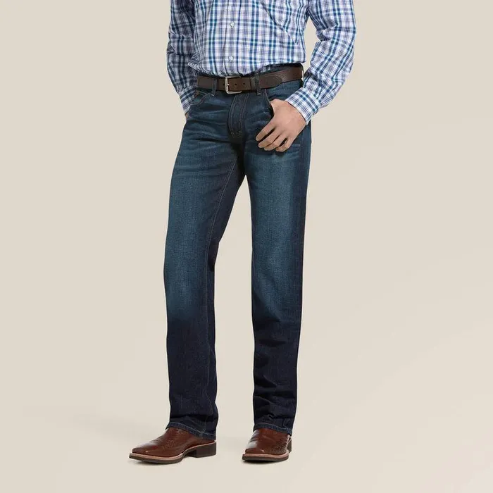 Men Denim Ariat M5 Slim Stretch Legacy Stackable Straight Leg Jean Durham