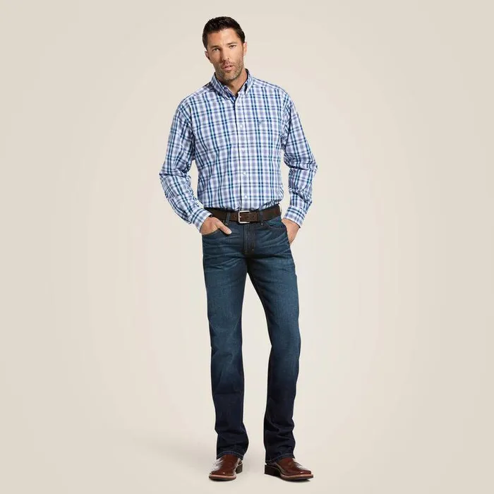 Men Denim Ariat M5 Slim Stretch Legacy Stackable Straight Leg Jean Durham