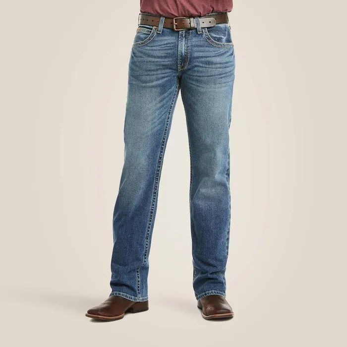 Men Denim Ariat M5 Slim Stretch Stillwell Stackable Straight Leg Jean Fargo