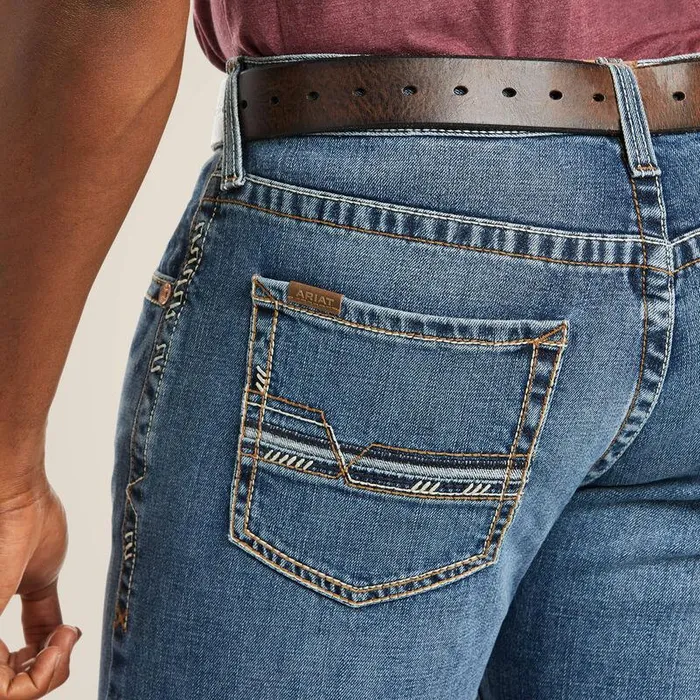 Men Denim Ariat M5 Slim Stretch Stillwell Stackable Straight Leg Jean Fargo Men Denim Ariat M5 Slim Stretch Stillwell Stackable Straight Leg Jean Fargo
