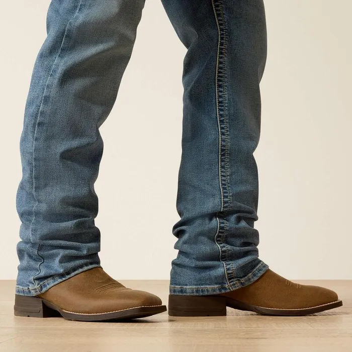 Men Denim Ariat M5 Straight Redmond Straight Leg Jeans Gaviota Men Denim Ariat M5 Straight Redmond Straight Leg Jeans Gaviota