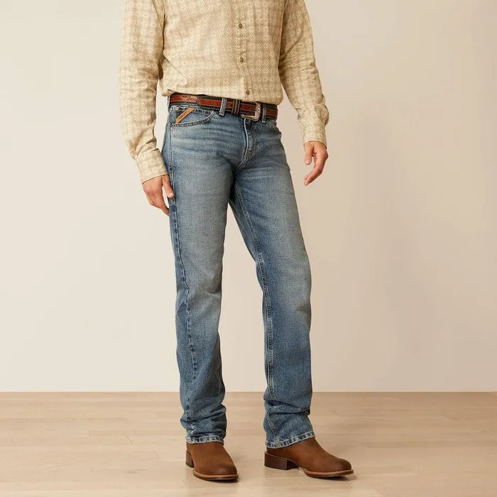 Men Denim Ariat M8 Modern Brickell Slim Leg Jeans Hanwell