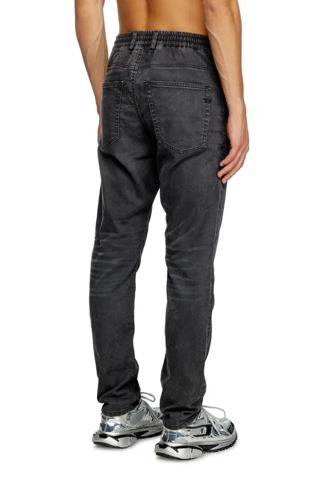 Men Diesel Jeans Regular 2030 DKrooley Joggjeans 09J75 Black