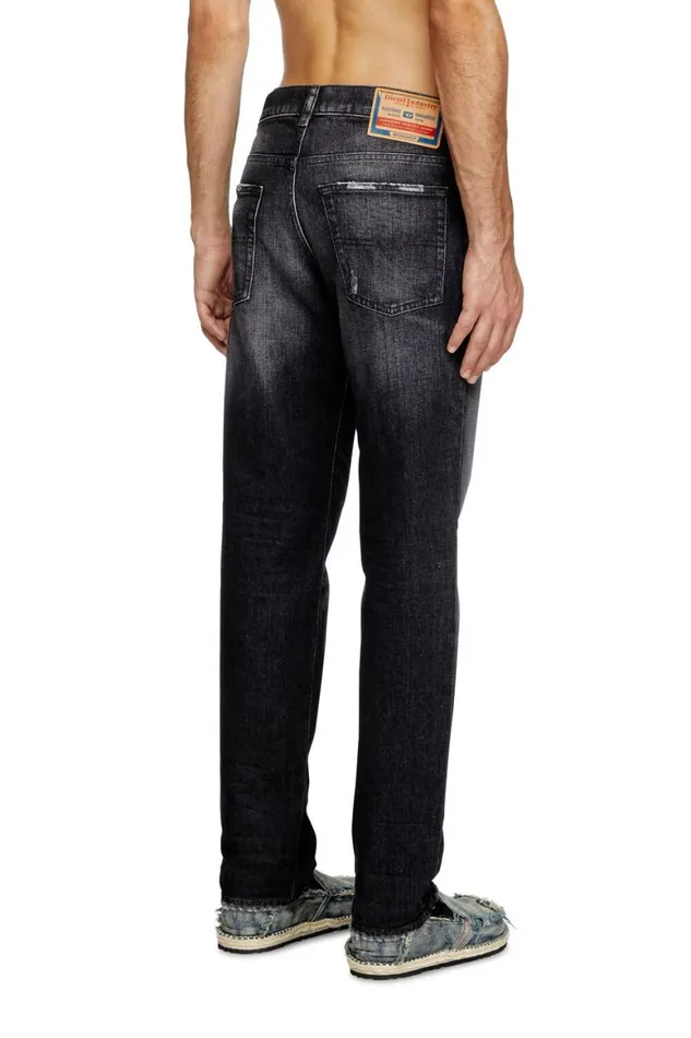 Men Diesel Jeans Regular Jeans 2023 DFinitive 09L50 Blackdark Grey