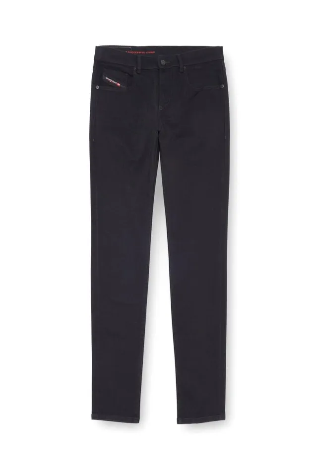 Men Diesel Jeans Slim Jeans 2019 DStrukt 069YP Blackdark Grey