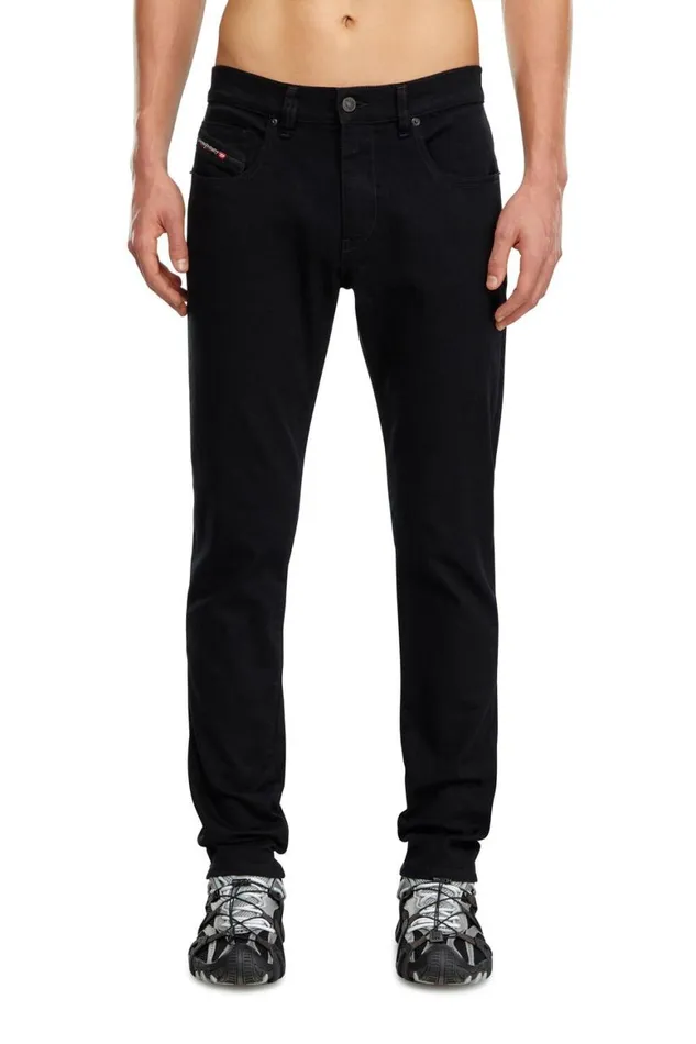 Men Diesel Jeans Slim Jeans 2019 DStrukt 069YP Blackdark Grey