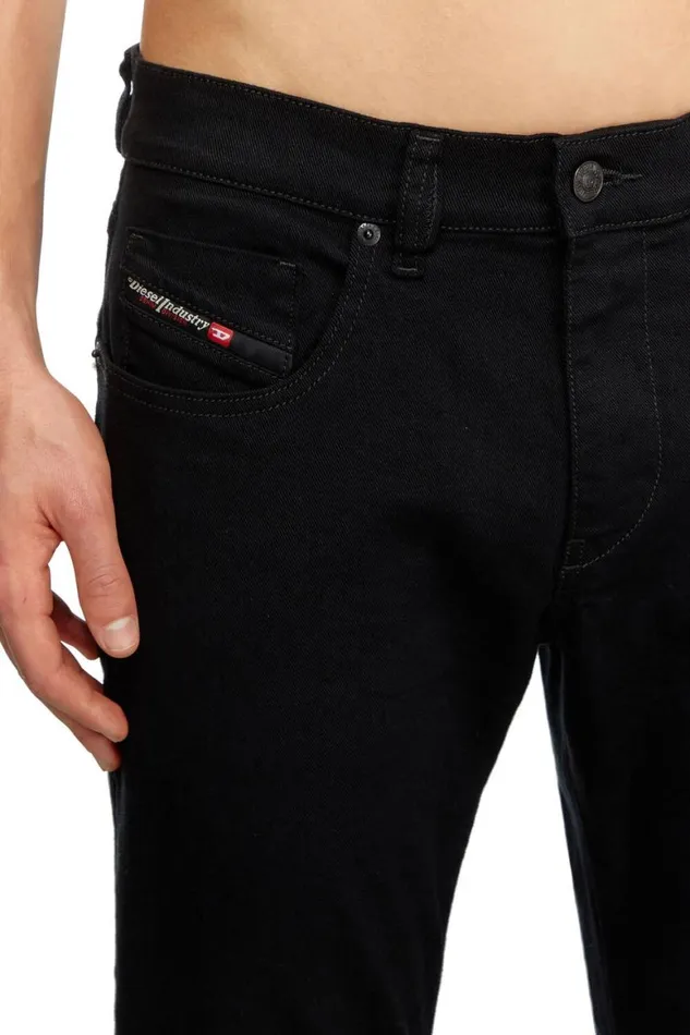 Men Diesel Jeans Slim Jeans 2019 DStrukt 069YP Blackdark Grey