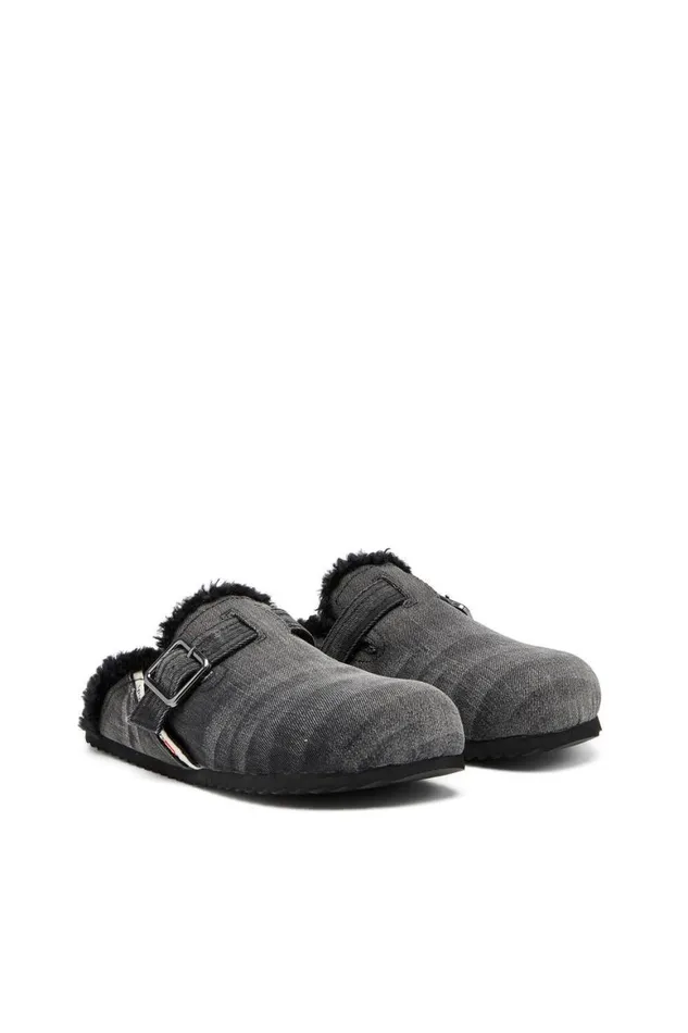Men Diesel Rubber Slides DWOODSTOCK X Black Men Diesel Rubber Slides DWOODSTOCK X Black