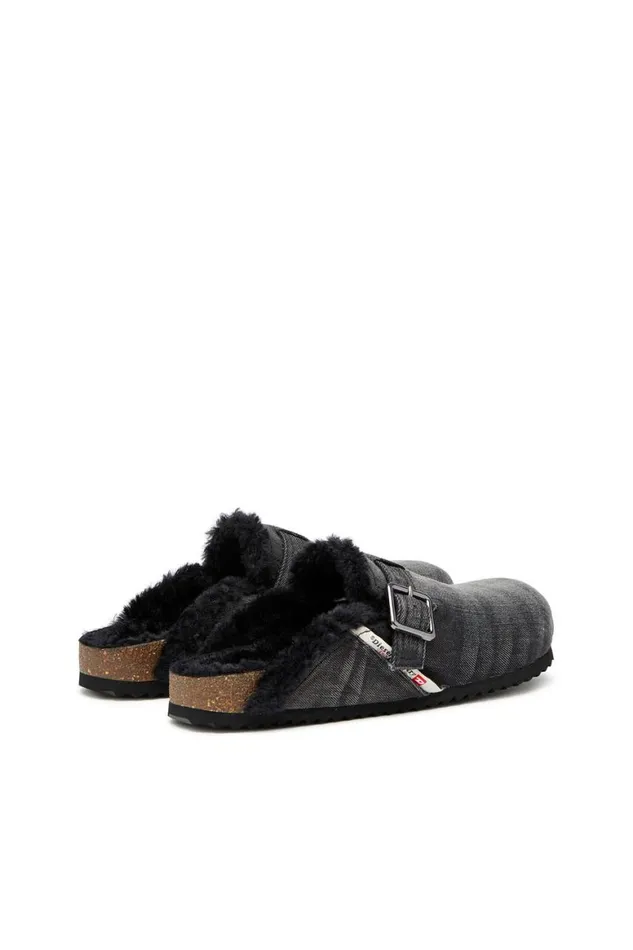 Men Diesel Rubber Slides DWOODSTOCK X Black Men Diesel Rubber Slides DWOODSTOCK X Black