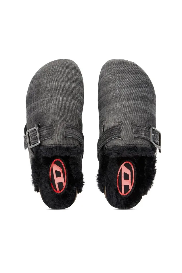 Men Diesel Rubber Slides DWOODSTOCK X Black Men Diesel Rubber Slides DWOODSTOCK X Black
