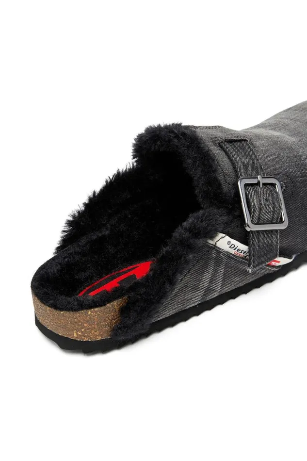 Men Diesel Rubber Slides DWOODSTOCK X Black Men Diesel Rubber Slides DWOODSTOCK X Black