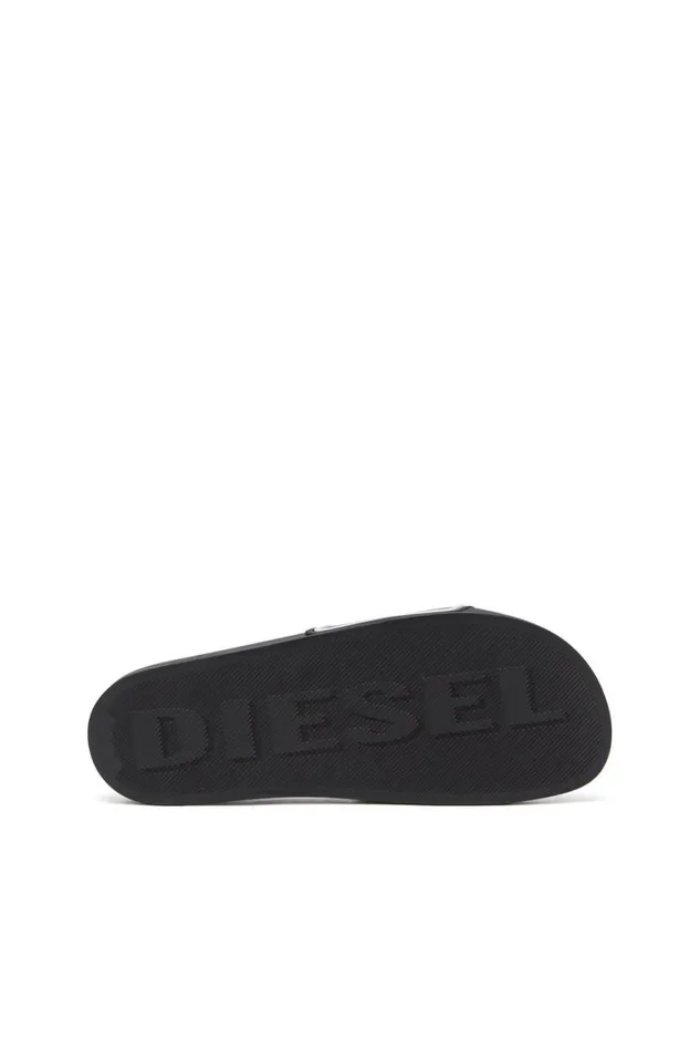Men Diesel Rubber Slides SAMAYEMI CC Blackwhite