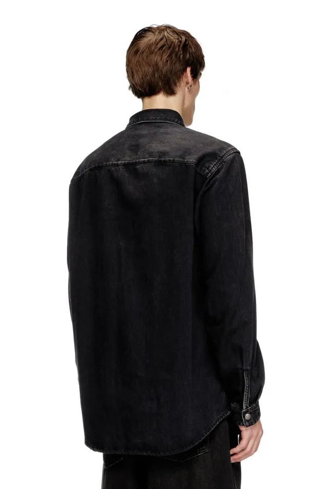 Men Diesel Shirts DSIMPLY Black Men Diesel Shirts DSIMPLY Black