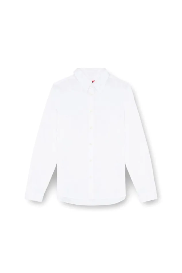 Men Diesel Shirts SFITTYA White Men Diesel Shirts SFITTYA White