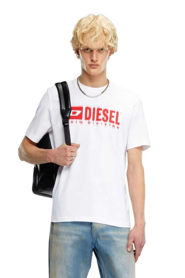 Men Diesel TShirts and Polos TADJUSTQ7 White