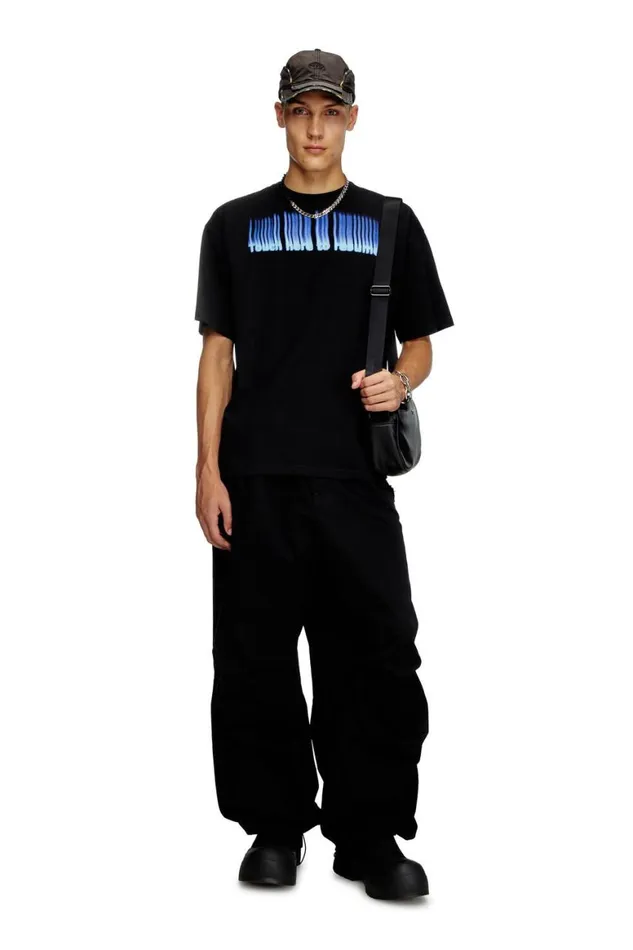 Men Diesel TShirts and Polos TBOXTR14 Black
