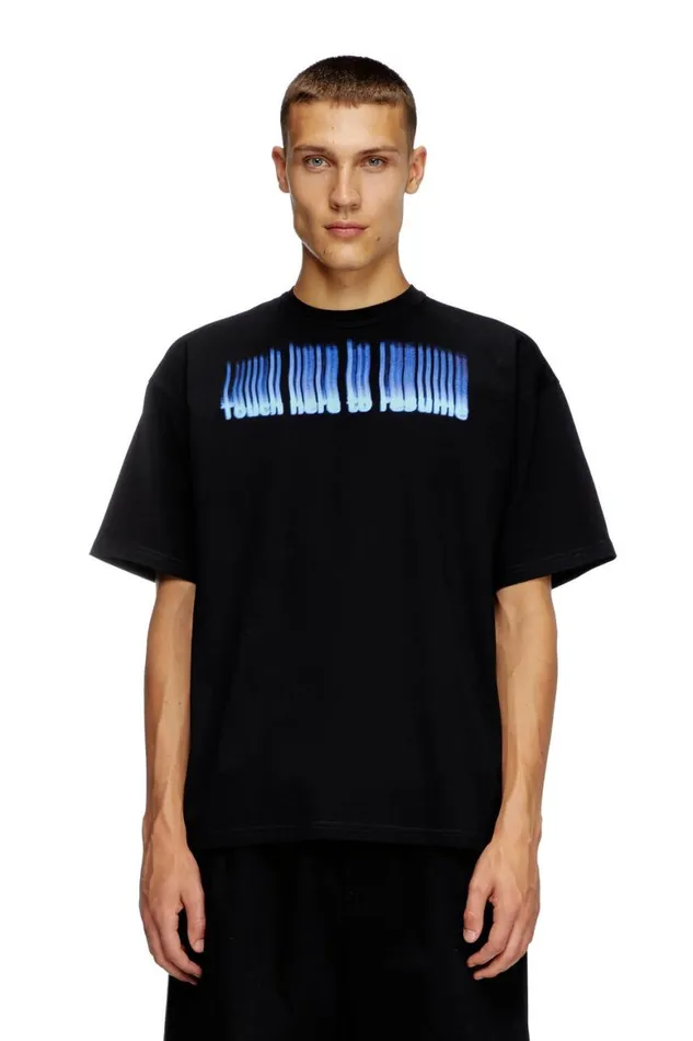 Men Diesel TShirts and Polos TBOXTR14 Black Men Diesel TShirts and Polos TBOXTR14 Black