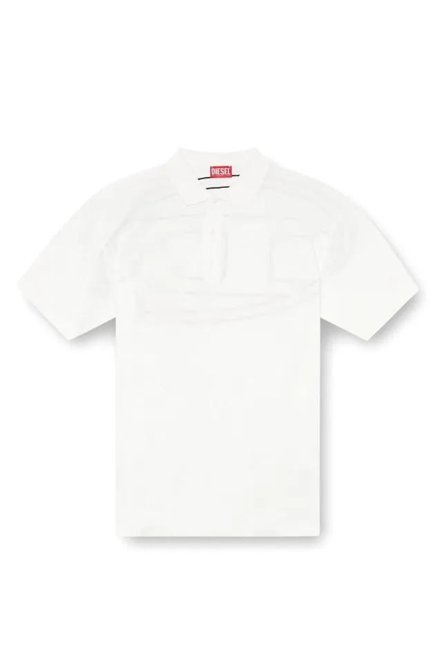 Men Diesel TShirts and Polos TVORTMEGOVALD Whiteblack Men Diesel TShirts and Polos TVORTMEGOVALD Whiteblack