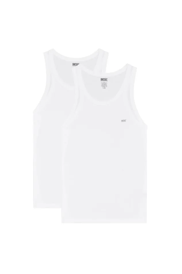 Men Diesel Underwear UMTKWALTYTWOPACK White Men Diesel Underwear UMTKWALTYTWOPACK White