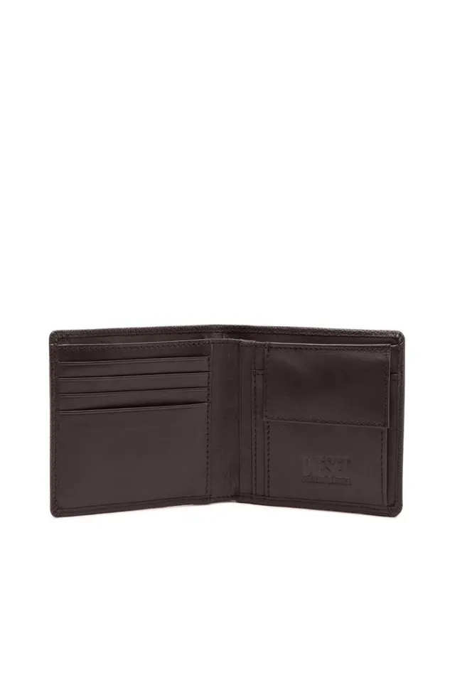 Men Diesel Wallets BI FOLD COIN S Dark Brown Men Diesel Wallets BI FOLD COIN S Dark Brown