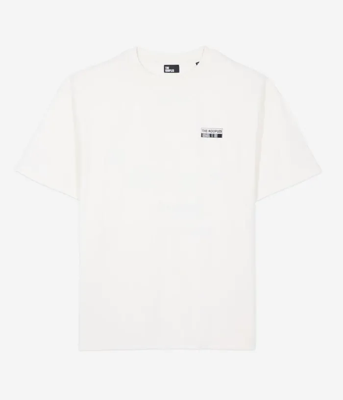 Men Ecru 100 Wild Serigraphy Tshirt THE KOOPLES Tshirts