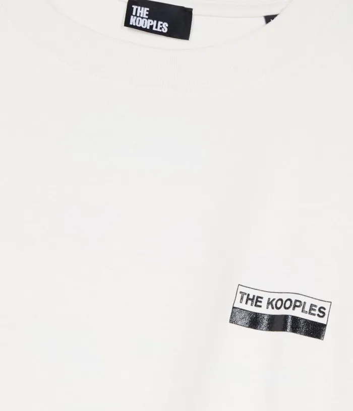 Men Ecru 100 Wild Serigraphy Tshirt THE KOOPLES Tshirts