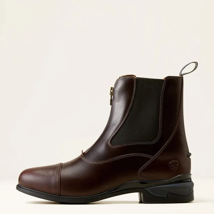 Men English Riding Boots Ariat Devon Zip Paddock Boot Waxed Chocolate Men English Riding Boots Ariat Devon Zip Paddock Boot Waxed Chocolate