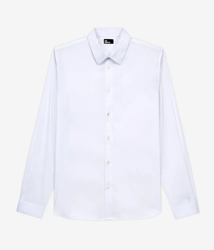 Men Formal White Poplin Shirt THE KOOPLES Shirts