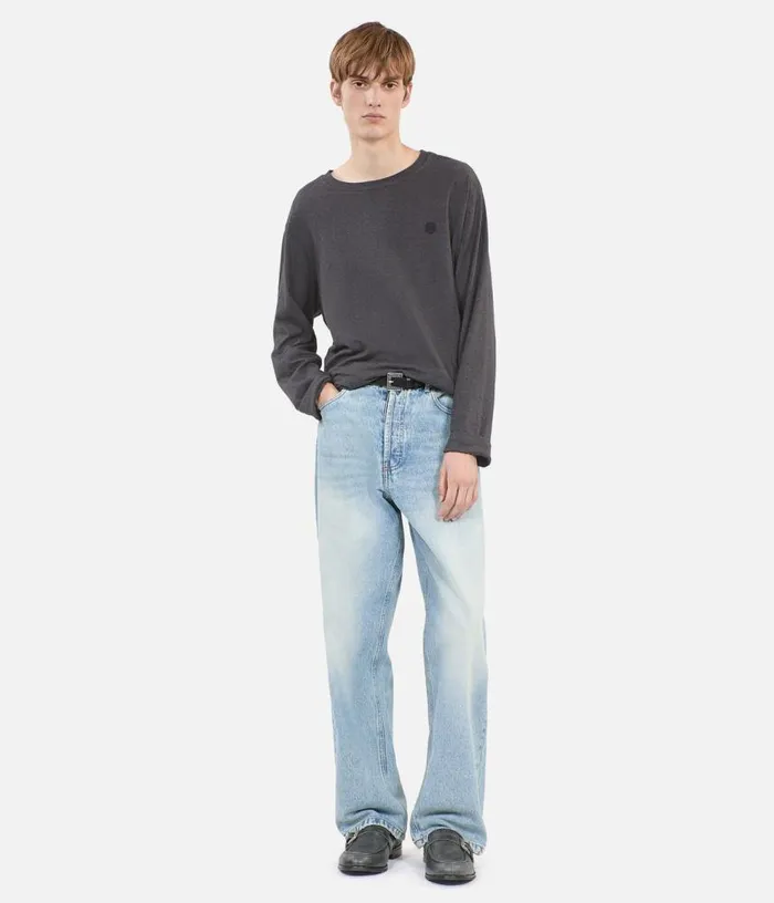 Men Grey Longsleeved Tshirt THE KOOPLES Tshirts
