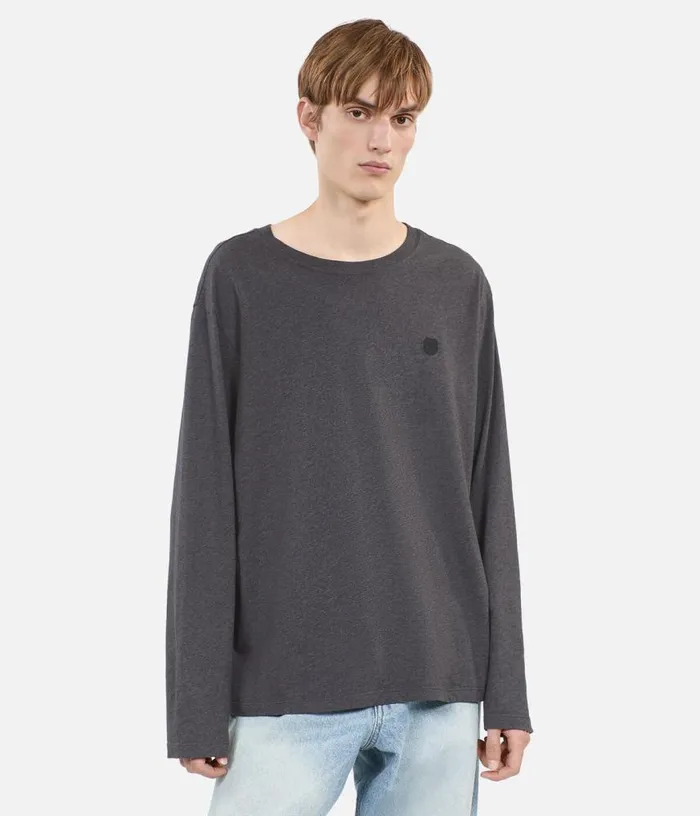 Men Grey Longsleeved Tshirt THE KOOPLES Tshirts