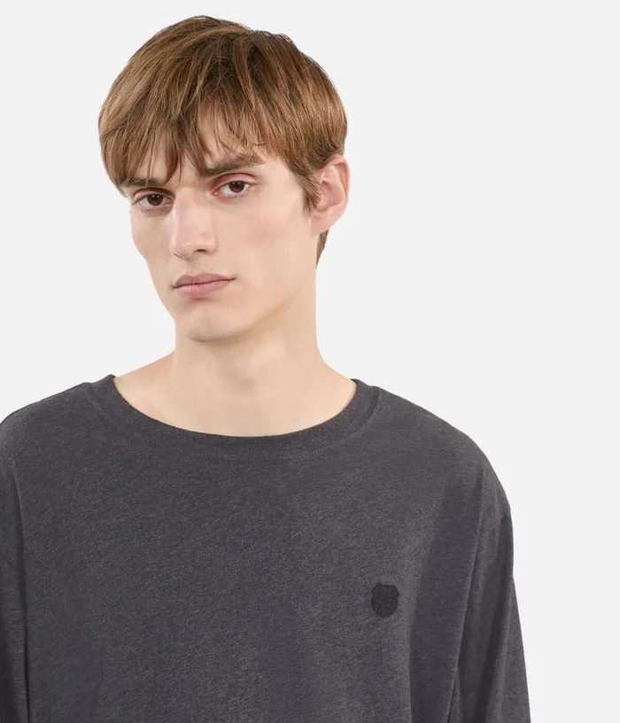 Men Grey Longsleeved Tshirt THE KOOPLES Tshirts
