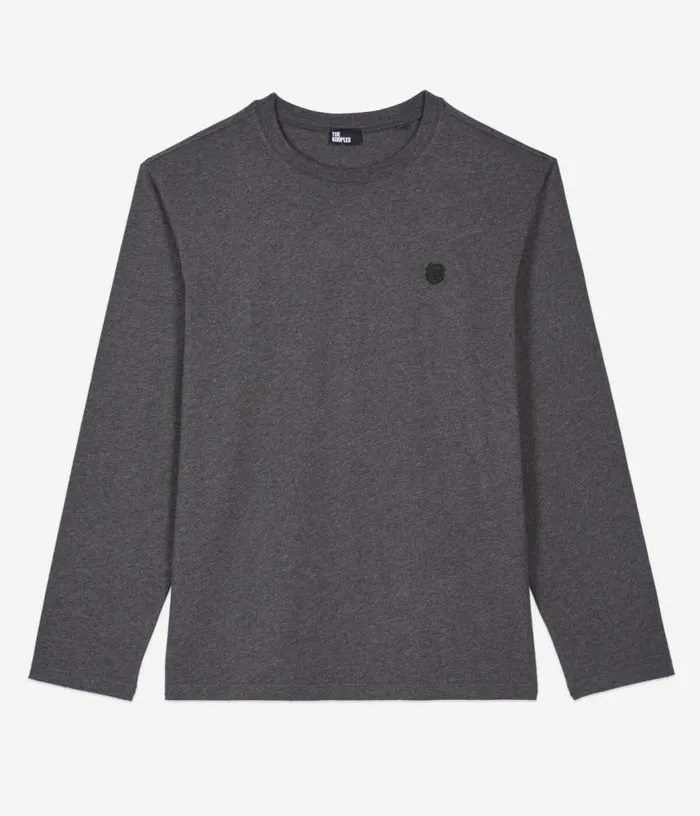 Men Grey Longsleeved Tshirt THE KOOPLES Tshirts
