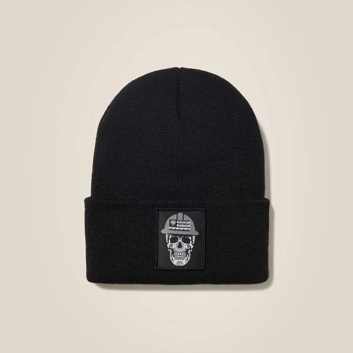 Men Hats and Beanies Ariat Rebar Roughneck Watch Cap Black