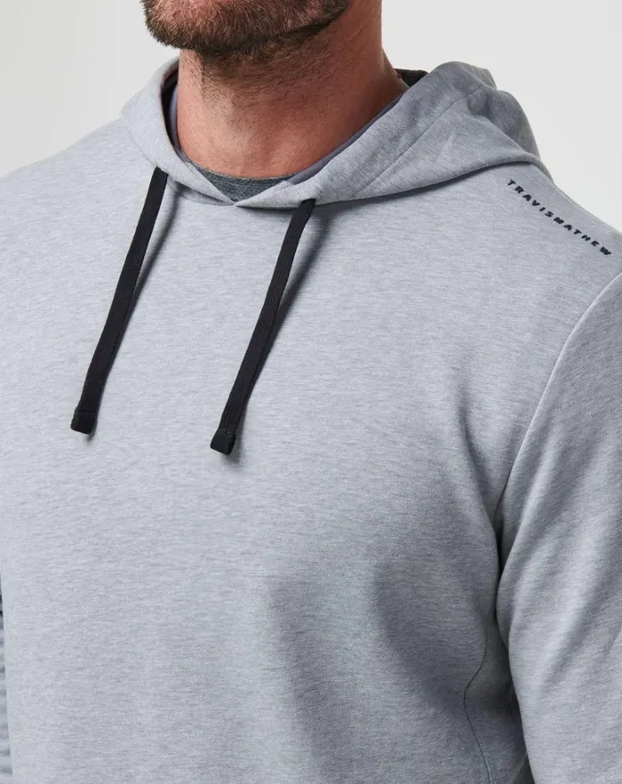 Men Hoodies and Sweatshirts TravisMathew UPGRADED TECH HOODIE Heather Grey Men Hoodies and Sweatshirts TravisMathew UPGRADED TECH HOODIE Heather Grey