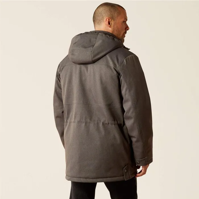 Men Jackets and Vests Ariat Abilene Parka Grey Heather Men Jackets and Vests Ariat Abilene Parka Grey Heather