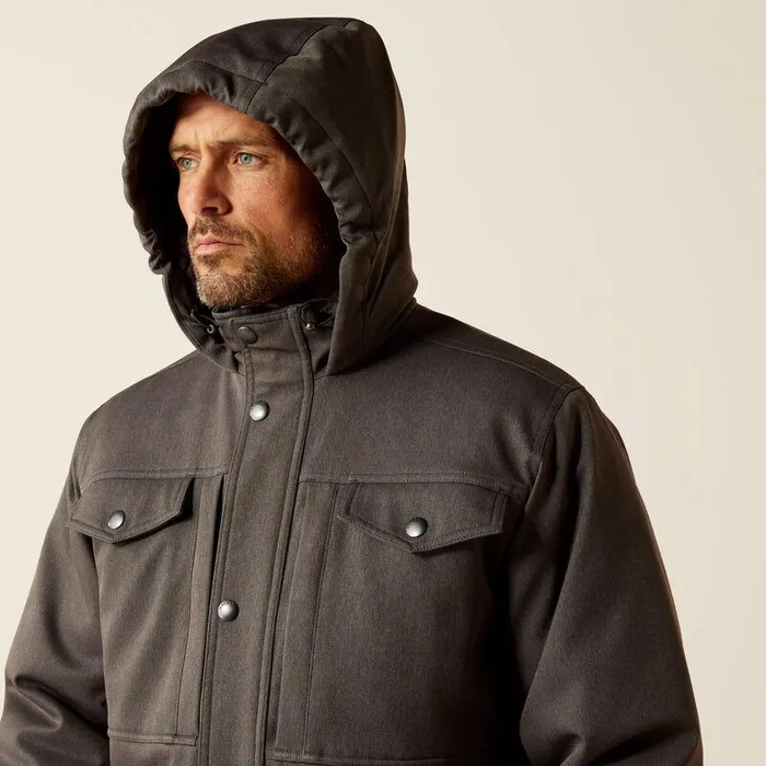 Men Jackets and Vests Ariat Abilene Parka Grey Heather Men Jackets and Vests Ariat Abilene Parka Grey Heather