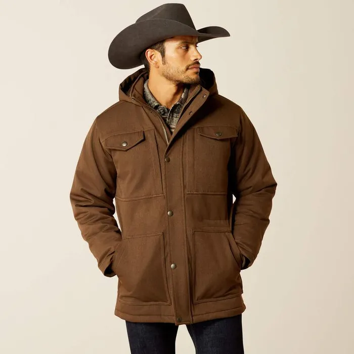 Men Jackets and Vests Ariat Abilene Parka Wren Heather