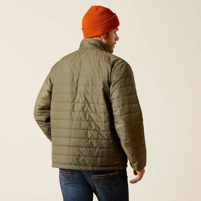 Men Jackets and Vests Ariat Rebar Cordura Ripstop Lightweight Insulated Jacket Beetle