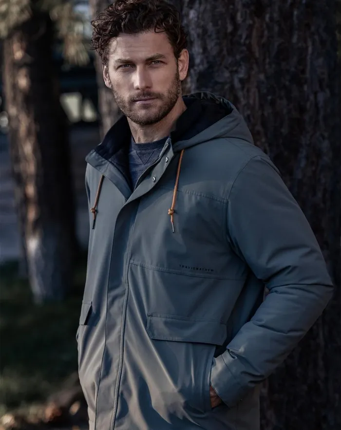 Men Jackets TravisMathew MOUNTAIN PASS JACKET Dark Olive Men Jackets TravisMathew MOUNTAIN PASS JACKET Dark Olive