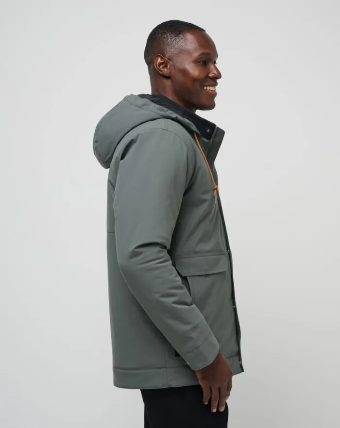 Men Jackets TravisMathew MOUNTAIN PASS JACKET Dark Olive Men Jackets TravisMathew MOUNTAIN PASS JACKET Dark Olive