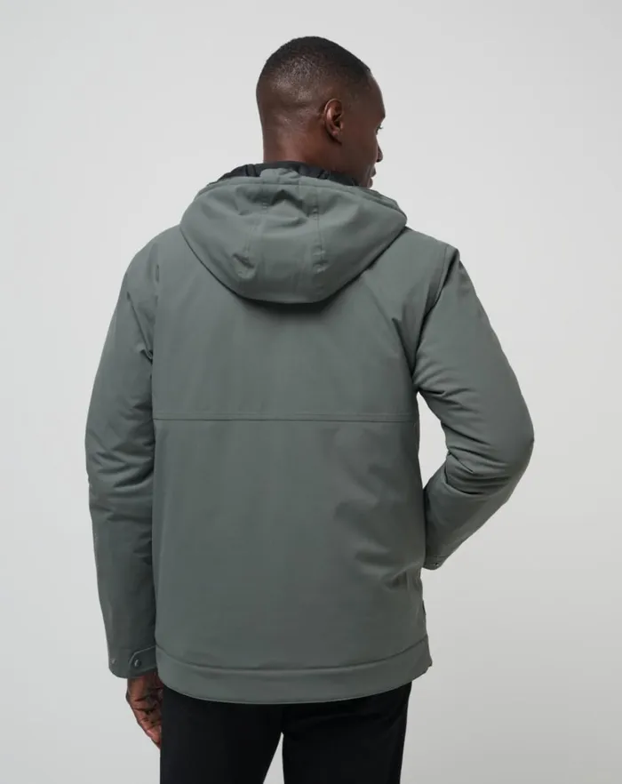 Men Jackets TravisMathew MOUNTAIN PASS JACKET Dark Olive Men Jackets TravisMathew MOUNTAIN PASS JACKET Dark Olive